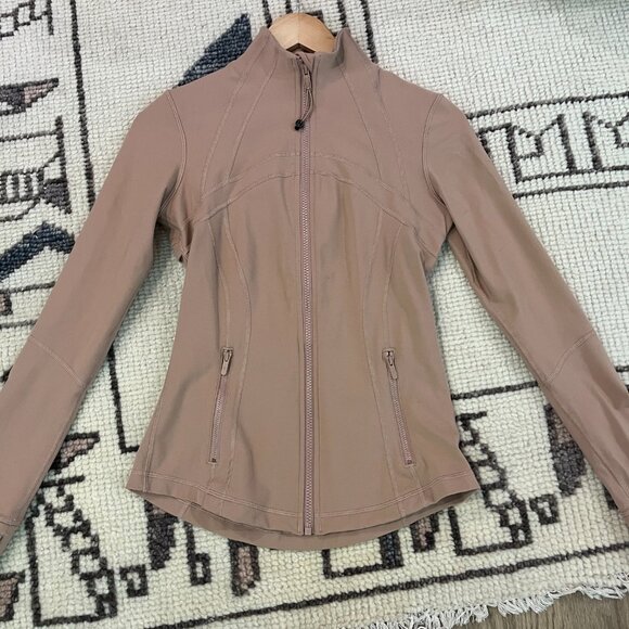 Lululemon Define Jacket Size 6 Luon Full Zip Pink Clay - Picture 2 of 5